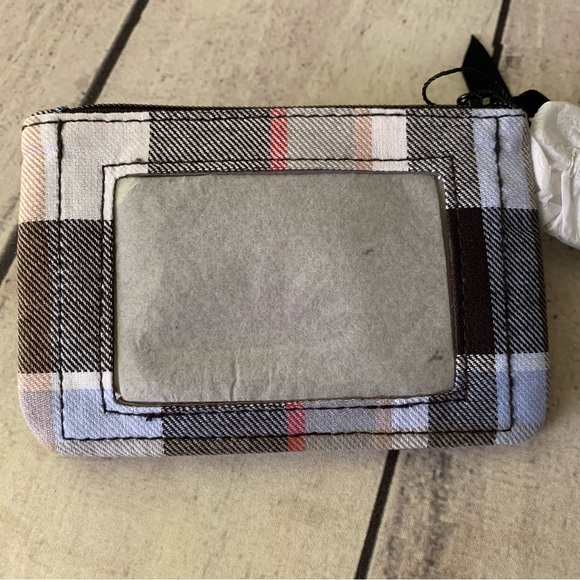 New Vera Bradley Perfectly Plaid Zip ID Case & Lanyard. Retail $45+ - Picture 2 of 5